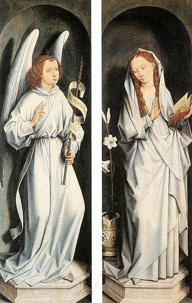 Hans Memling The Annunciation Germany oil painting art